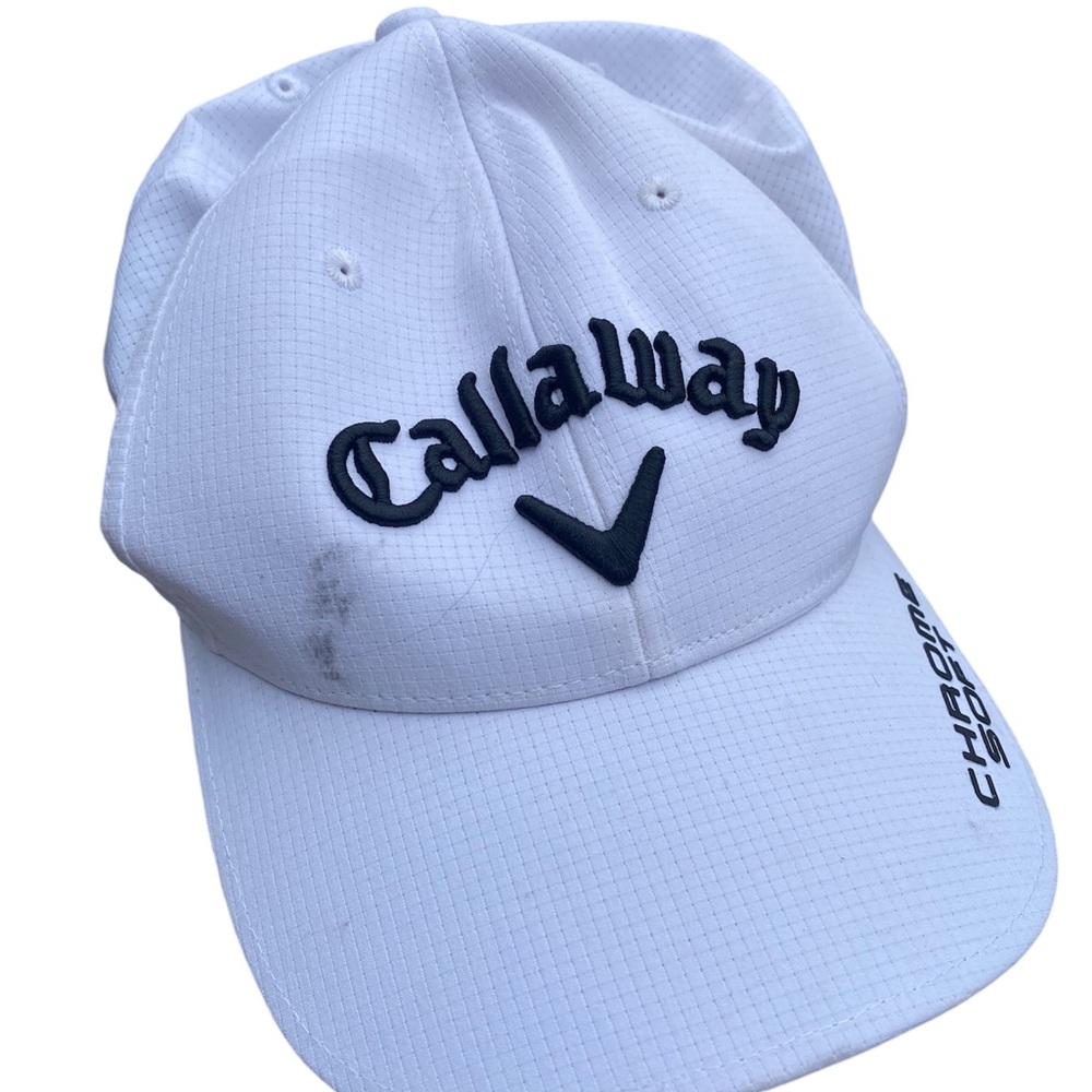 Callaway golf hat one size baseball cap white adjustable strap odyssey